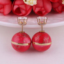 Load image into Gallery viewer, Double Sides Pearl Earrings - SexyBling
