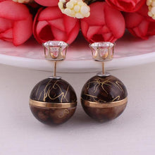 Load image into Gallery viewer, Double Sides Pearl Earrings - SexyBling