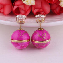 Load image into Gallery viewer, Double Sides Pearl Earrings - SexyBling