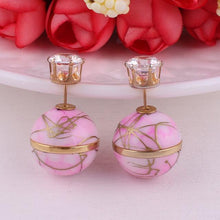 Load image into Gallery viewer, Double Sides Pearl Earrings - SexyBling