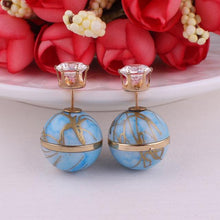 Load image into Gallery viewer, Double Sides Pearl Earrings - SexyBling