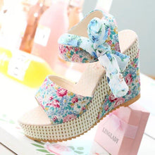 Load image into Gallery viewer, Beautiful Bow knot Lace Up Women Sandals - SexyBling