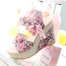 Load image into Gallery viewer, Beautiful Bow knot Lace Up Women Sandals - SexyBling