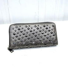 Load image into Gallery viewer, Punk Style Faux Leather Rivet Wallet - SexyBling