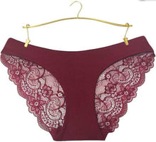 Load image into Gallery viewer, Sexy Flower Panties Ultra-Thin Transparent - SexyBling