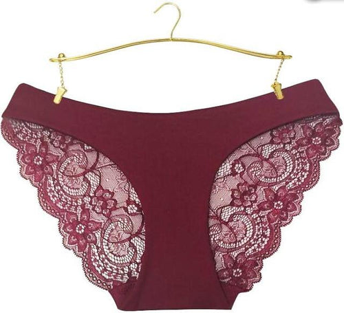 Sexy Flower Panties Ultra-Thin Transparent - SexyBling