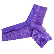Load image into Gallery viewer, Women Sexy Lace V-string Panties - SexyBling