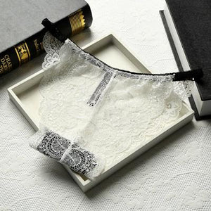 Sexy Seamless String Lace Panties - SexyBling