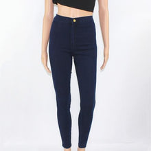 Load image into Gallery viewer, Casual High Waisted Skinny Jeans - SexyBling