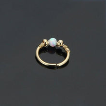 Load image into Gallery viewer, Opal Hoops Ear Piercings - SexyBling