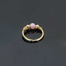 Load image into Gallery viewer, Opal Hoops Ear Piercings - SexyBling
