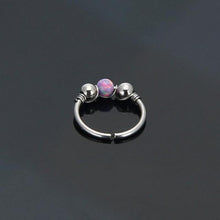 Load image into Gallery viewer, Opal Hoops Ear Piercings - SexyBling