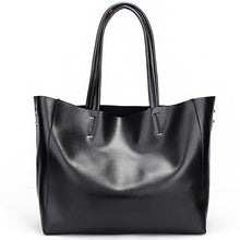 Load image into Gallery viewer, Genuine Leather Elegant Tote Satchel Shoulder Bag - SexyBling
