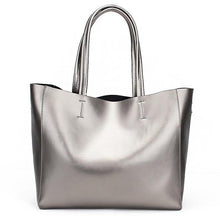 Load image into Gallery viewer, Genuine Leather Elegant Tote Satchel Shoulder Bag - SexyBling