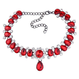 Crystal Beads Charm Necklace - SexyBling