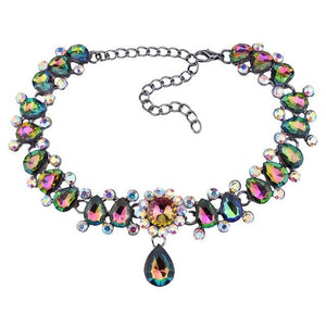 Crystal Beads Charm Necklace - SexyBling