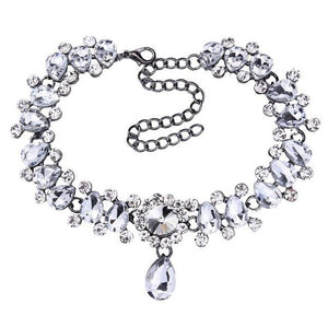 Crystal Beads Charm Necklace - SexyBling