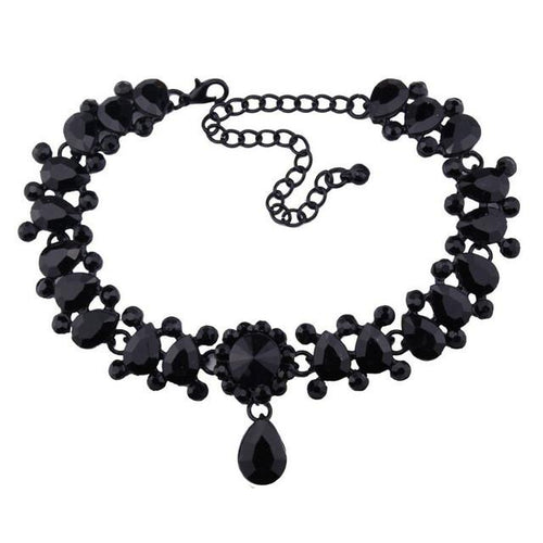 Crystal Beads Charm Necklace - SexyBling
