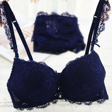 Load image into Gallery viewer, Feisty Lace Push up Bra &amp; Panty Set - SexyBling