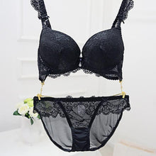 Load image into Gallery viewer, Feisty Lace Push up Bra &amp; Panty Set - SexyBling