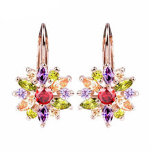 Load image into Gallery viewer, Gold Flower Stud Earrings - SexyBling