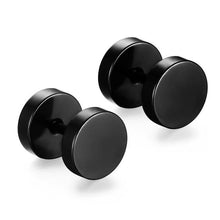 Load image into Gallery viewer, Double Sided Round Bolt Earrings - SexyBling