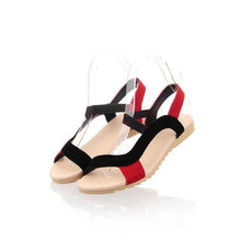 Load image into Gallery viewer, New Fashion Flats Heel Shallow Sandal - SexyBling