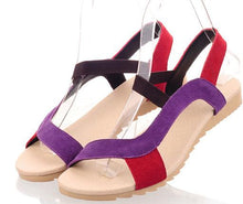 Load image into Gallery viewer, New Fashion Flats Heel Shallow Sandal - SexyBling