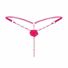 Load image into Gallery viewer, Hot Pearl Flower Low Waist G-String - SexyBling