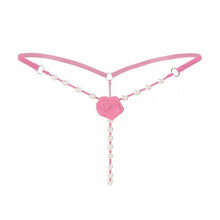 Load image into Gallery viewer, Hot Pearl Flower Low Waist G-String - SexyBling