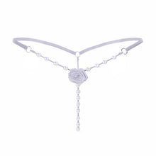Load image into Gallery viewer, Hot Pearl Flower Low Waist G-String - SexyBling