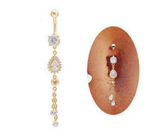 Load image into Gallery viewer, Retro love Navel Button Ring - SexyBling