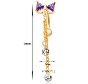 Retro love Navel Button Ring - SexyBling