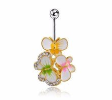 Load image into Gallery viewer, Retro love Navel Button Ring - SexyBling