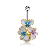 Load image into Gallery viewer, Retro love Navel Button Ring - SexyBling