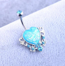 Load image into Gallery viewer, Retro love Navel Button Ring - SexyBling