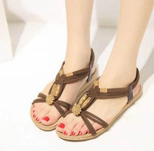 Load image into Gallery viewer, Summer Flip Flops High Quality Flat Gladiator Sandals - SexyBling
