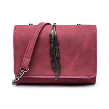 Load image into Gallery viewer, Leaves Decorated Mini Flap PU Leather Bag - SexyBling