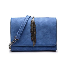Load image into Gallery viewer, Leaves Decorated Mini Flap PU Leather Bag - SexyBling