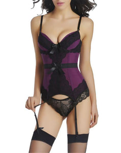Sexy Girdle Set With Straps Belt - SexyBling