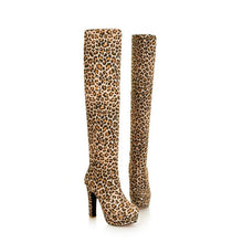 Load image into Gallery viewer, Over the Knee Sexy Thin High Heel Platform  Boots - SexyBling