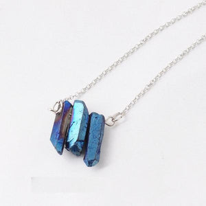 3-Pieces Quarts Crystal Necklace - SexyBling