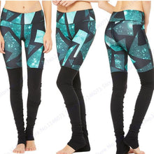Load image into Gallery viewer, Floral High Waisted Yoga Pants - SexyBling