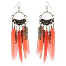 Load image into Gallery viewer, Feather Pendant Dangle Earrings - SexyBling