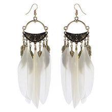 Load image into Gallery viewer, Feather Pendant Dangle Earrings - SexyBling