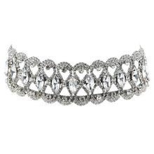 Load image into Gallery viewer, Crystal Rhinestone Statement Choker Necklace - SexyBling