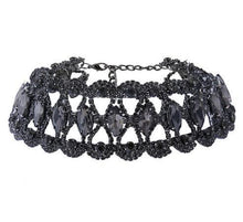 Load image into Gallery viewer, Crystal Rhinestone Statement Choker Necklace - SexyBling