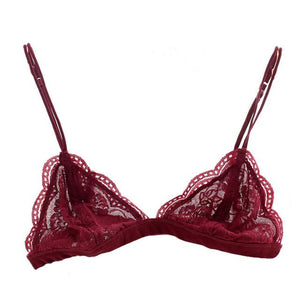 Sexy Lace Bralette Transparent Bra - SexyBling