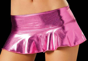 Hot Leather Mini Pencil Skirt - SexyBling