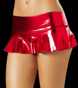 Hot Leather Mini Pencil Skirt - SexyBling